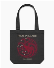 Buy Targaryen Sigil Tote Bag - Black