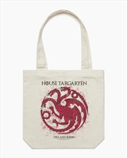 Buy Targaryen Sigil Tote Bag - Natural