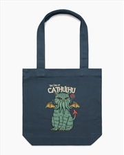 Buy The Call Of Cathulhu Tote Bag - Petrol Blue