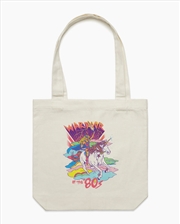 Buy Warrior Of The 80S Tote Bag - Natural