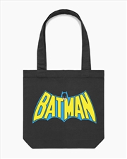 Buy Batman Batwing Logo Tote Bag - Black