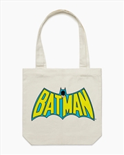 Buy Batman Batwing Logo Tote Bag - Natural