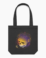 Buy Skull Galaxy Tote Bag - Black