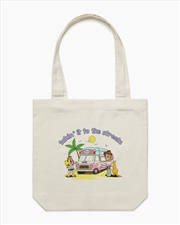 Buy Takin It To The Streets Tote Bag - Natural