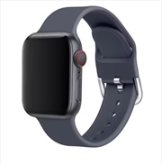 Buy Apple iWatch Silicone Replacement Band - Dark Blue Grey