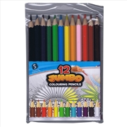 Buy 12 Jumbo Pencils in PVC Hangsell