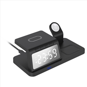 Buy Laser 3 IN 1 Wireless Charging Station with Alarm Clock