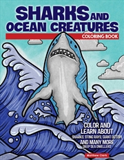 Buy Sharks and Ocean Creatures Coloring Book