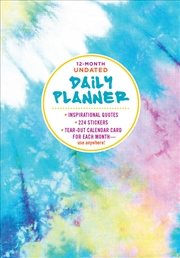 Buy 12-Month Undated Daily Planner