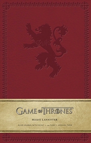 Buy Game of Thrones: House Lannister Hardcover Ruled Journal