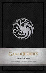 Buy Game of Thrones: House Targaryen Ruled Notebook 