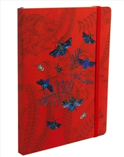 Buy Art of Nature: Flight of Beetles Notebook with Elastic Band 