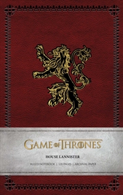 Buy Game of Thrones: House Lannister Ruled Notebook 