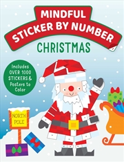 Buy Mindful Sticker By Number: Christmas