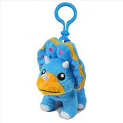 Buy 8cm Dino-Mights Bag Tag - Tricerotops