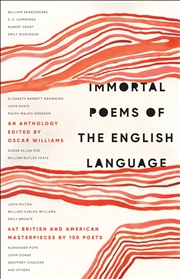 Buy Immortal Poems of the English Language