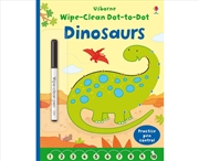 Buy Wipe clean Dot to dot Dinosaurs