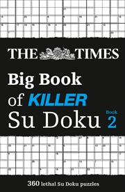 Buy Times Big Book Of Killer Su Doku Book 2