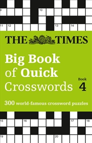 Buy Times Big Book Of Quick Crosswords 4