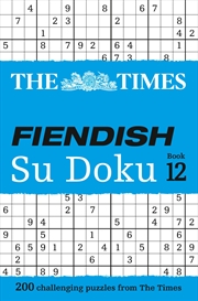 Buy Times Fiendish Su Doku Book 12