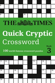 Buy Times Quick Cryptic Crossword Book 3