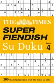 Buy Times Super Fiendish Su Doku Book 4