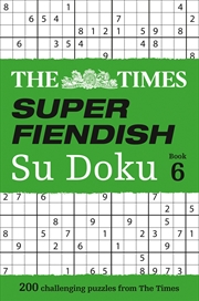 Buy Times Super Fiendish Su Doku Book 6