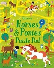 Buy Horses And Ponies Puzzles Pad