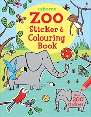 Buy Zoo Sticker And Colouring Book