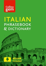 Buy Gem Italian Phrasebook And Dict