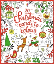 Buy 20 Christmas Cards To Colour