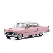 Buy 1:18 1955 Cadillac Fleetwood Pink with White Roof - Series 60