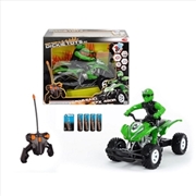 Buy 1:8 36cm (27MHz) Kawasaki KFX 450R w/Rider Radio Control Batteries Included