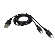 Buy 160cm 2 in 1 Micro USB Cable