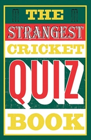 Buy Strangest Cricket Quiz Book