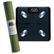 Buy Jade Yoga Harmony Mat - Olive & Etekcity Scale for Body Weight and Fat Percentage - Black Bundle