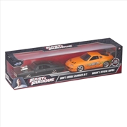 Buy Fast & Furious - Don's Charger & Brian's Supra 1:32 Scale Diecast Hollywood Ride [Twin Pack]