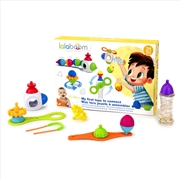 Buy Lalaboom My First Builder Set & Beads - 21 Pcs