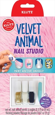 Buy Velvet Animal Nail Studio (Klutz)