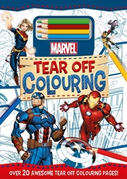 Buy Marvel: Tear Off Colouring