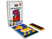 Buy 50 Colour By Numbers, Tin