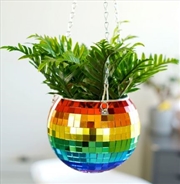 Buy Bubblegum Stuff - Rainbow Disco Ball Hanging Planter