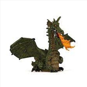 Buy Papo - Green winged dragon with flame Figurine