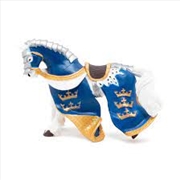 Buy Papo - Blue King Arthur's horse Figurine