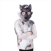 Buy Bad Guys Mr Wolf Costume Top & Mask - Size 9-10 Yrs