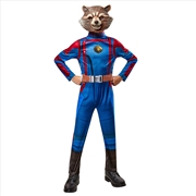 Buy Rocket Raccoon Gotg3 Deluxe Costume - Size M 9-10 Yrs