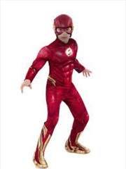 Buy The Flash Deluxe Costume - Size 6-8 Yrs