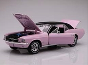 Buy 1:18 1967 Ford Mustang Coupe Evening Orchid Pink Metallic with Black Top "She Country Special "