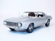 Buy 1:18 1969 Chev Camaro ZL1 Coupe Barrett Jackson Silver Scottsdale 2012 Lot #5010
