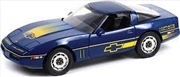 Buy 1:18 Blue w/Yellow Stripes 1988 Chev Corvette C4 Challenge Race car